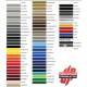 1" Inch Solid Pinstripe Tape Color Chart