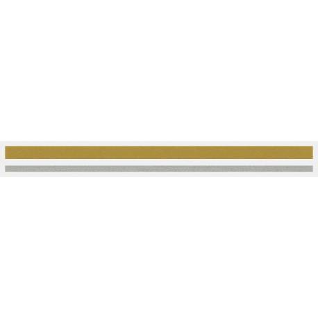 ARi™ 4/16" X 150 Ft. 3M Satin Gold Met. & Silver Met. 2 Color Pinstripe ...